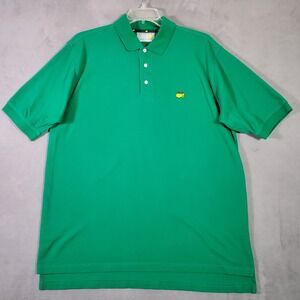 Vintage‎ Augusta National Golf Shop Masters Polo Shirt Mens XL Green Slazenger